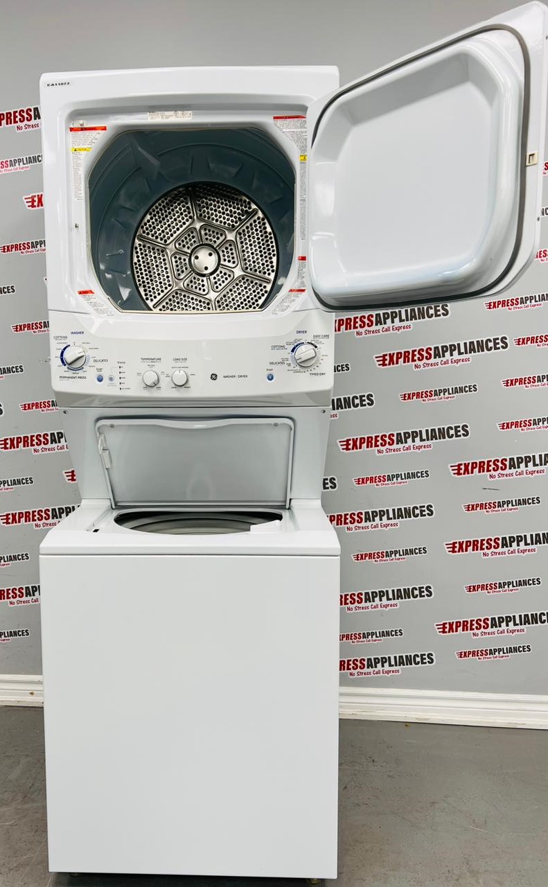 Used GE Stackable Washer And Dryer GUAP270EM2WW For Sale ️ Express