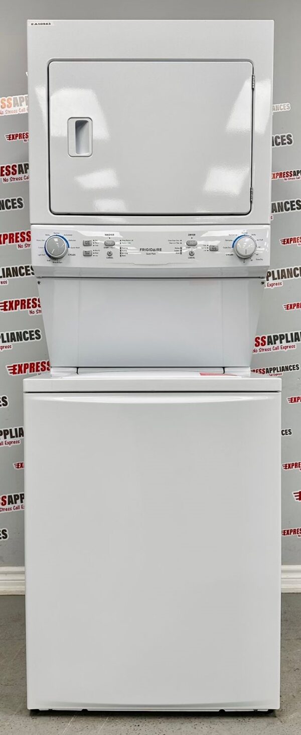 Used Frigidaire Stackable Washer And Dryer FLCB752CAW1 For Sale ️ Express Appliances