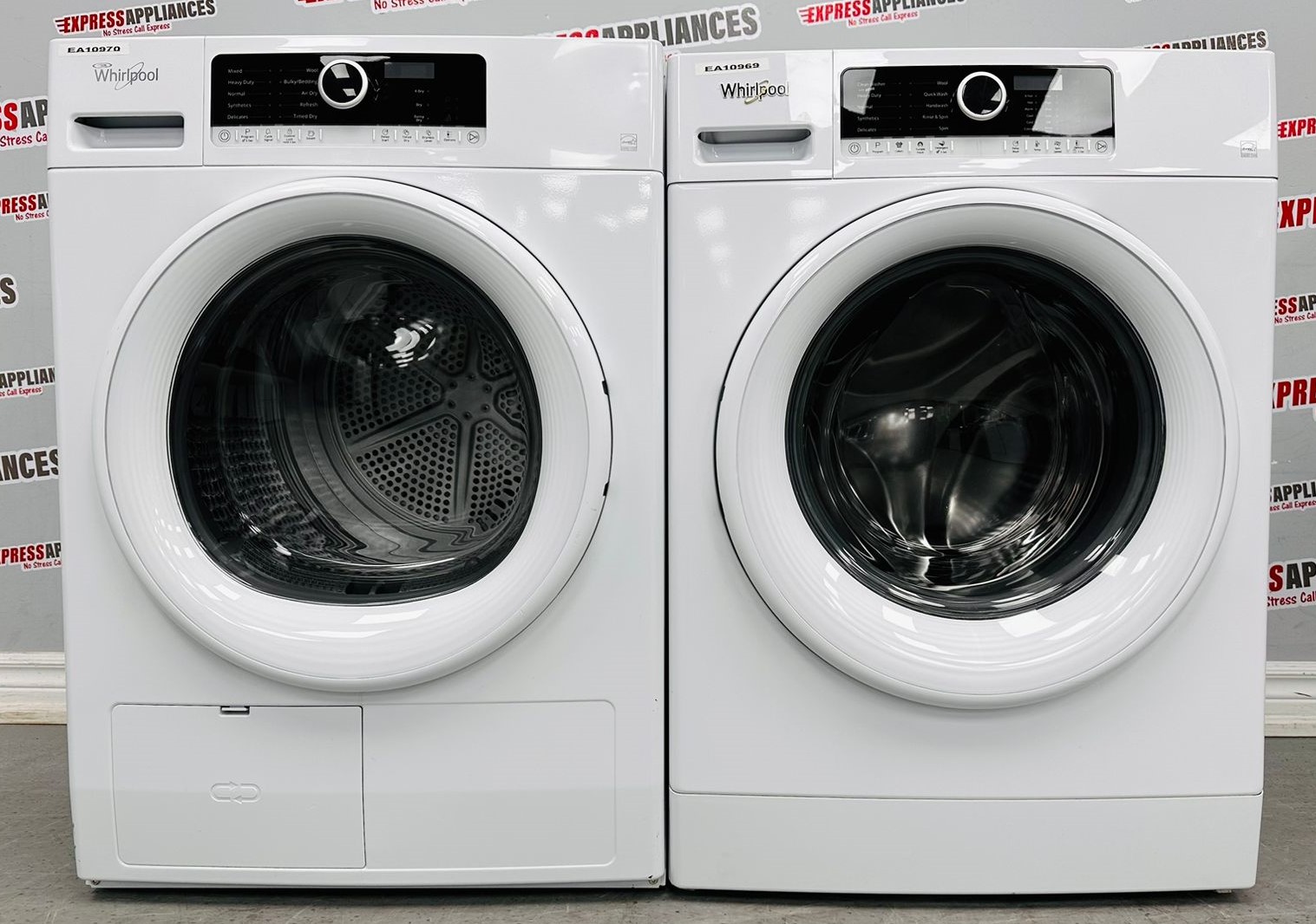 Used Whirlpool Washer And Dryer Set WFW3090JW0 YWHD3090GW0 For Sale ️