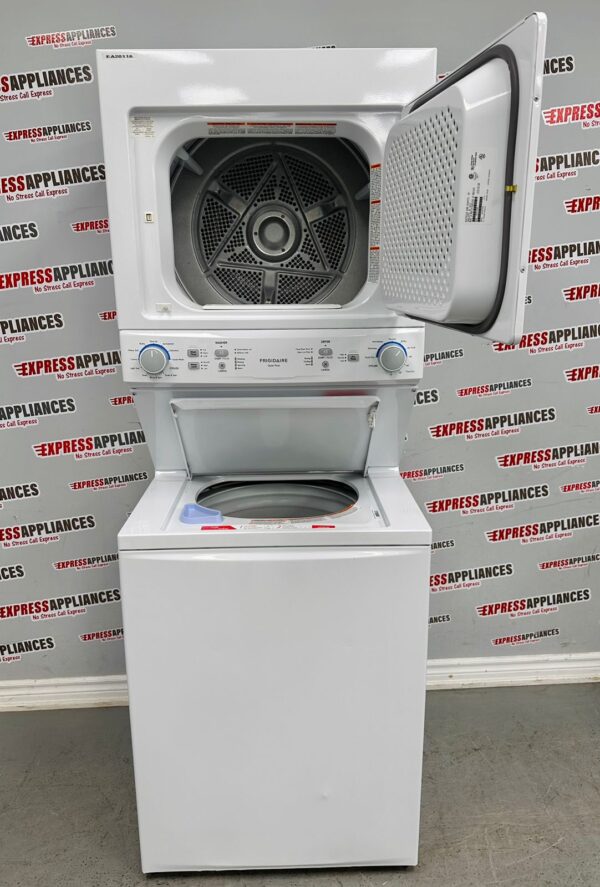 Used Frigidaire Washer And Dryer Laundry Center/Tower FLCE752CAW3 For