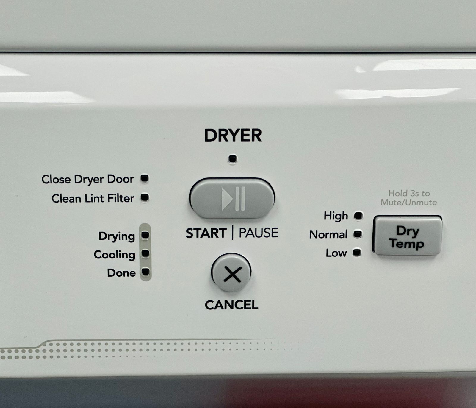 Used Frigidaire Washer And Dryer Laundry Center/Tower FLCE752CAW3 For