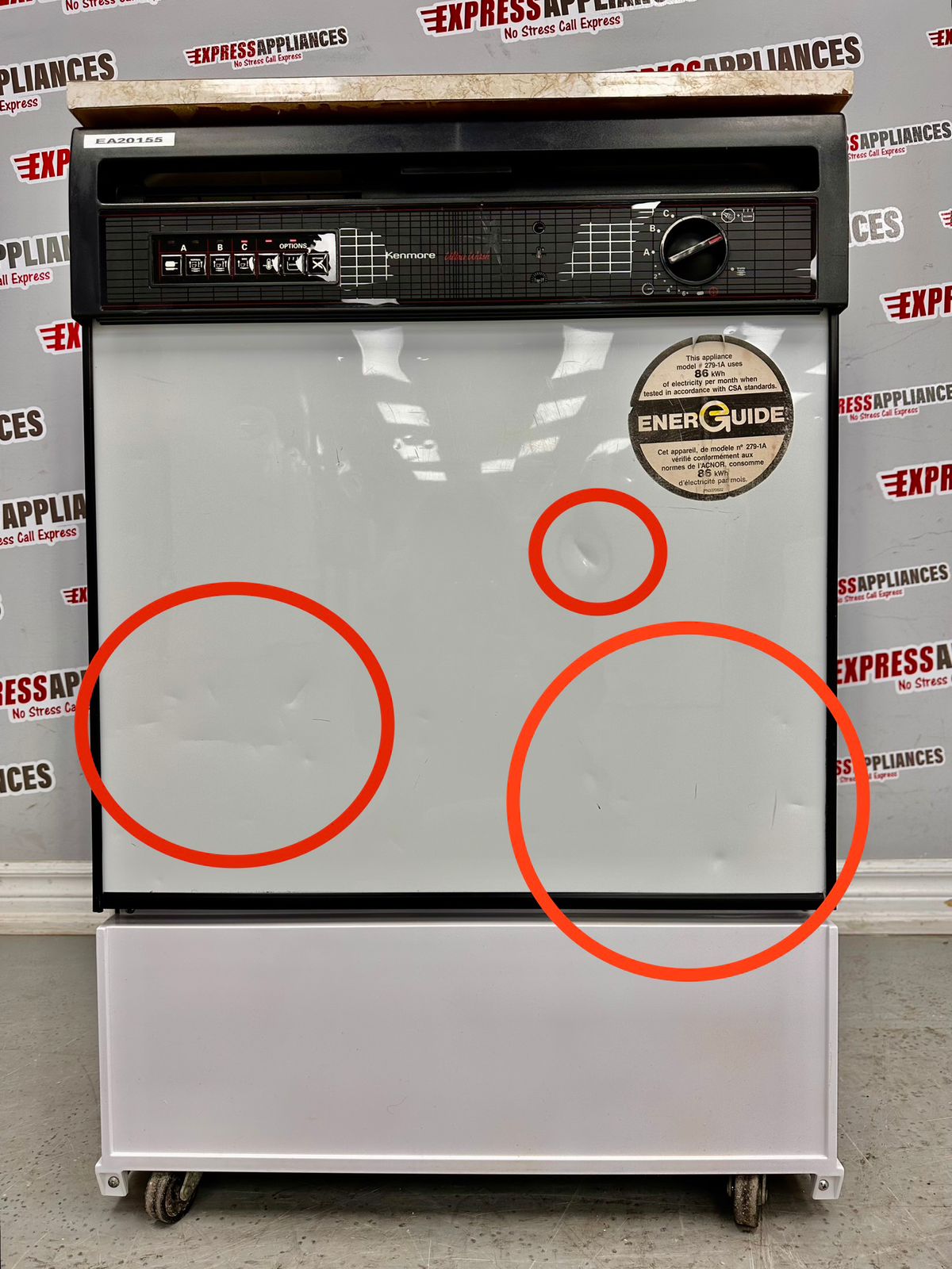 Used Kenmore Portable Dishwasher 110734610 For Sale ️ Express Appliances
