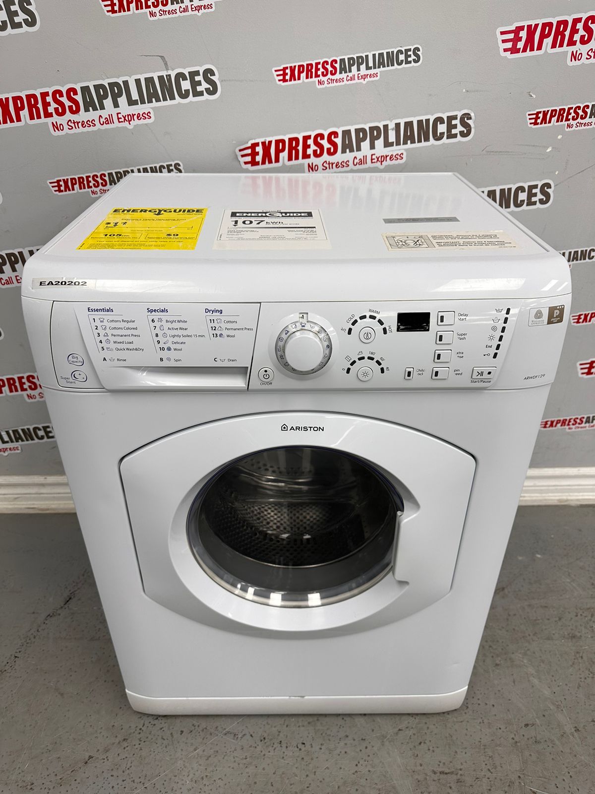 Used ARISTON WASHER DRYER COMBO ARWDF129S For Sale ️ Express