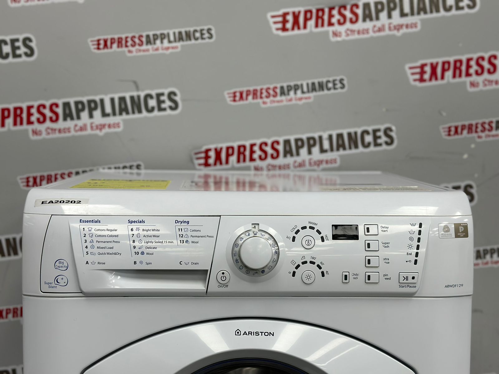 Used ARISTON WASHER DRYER COMBO ARWDF129S For Sale ️ Express
