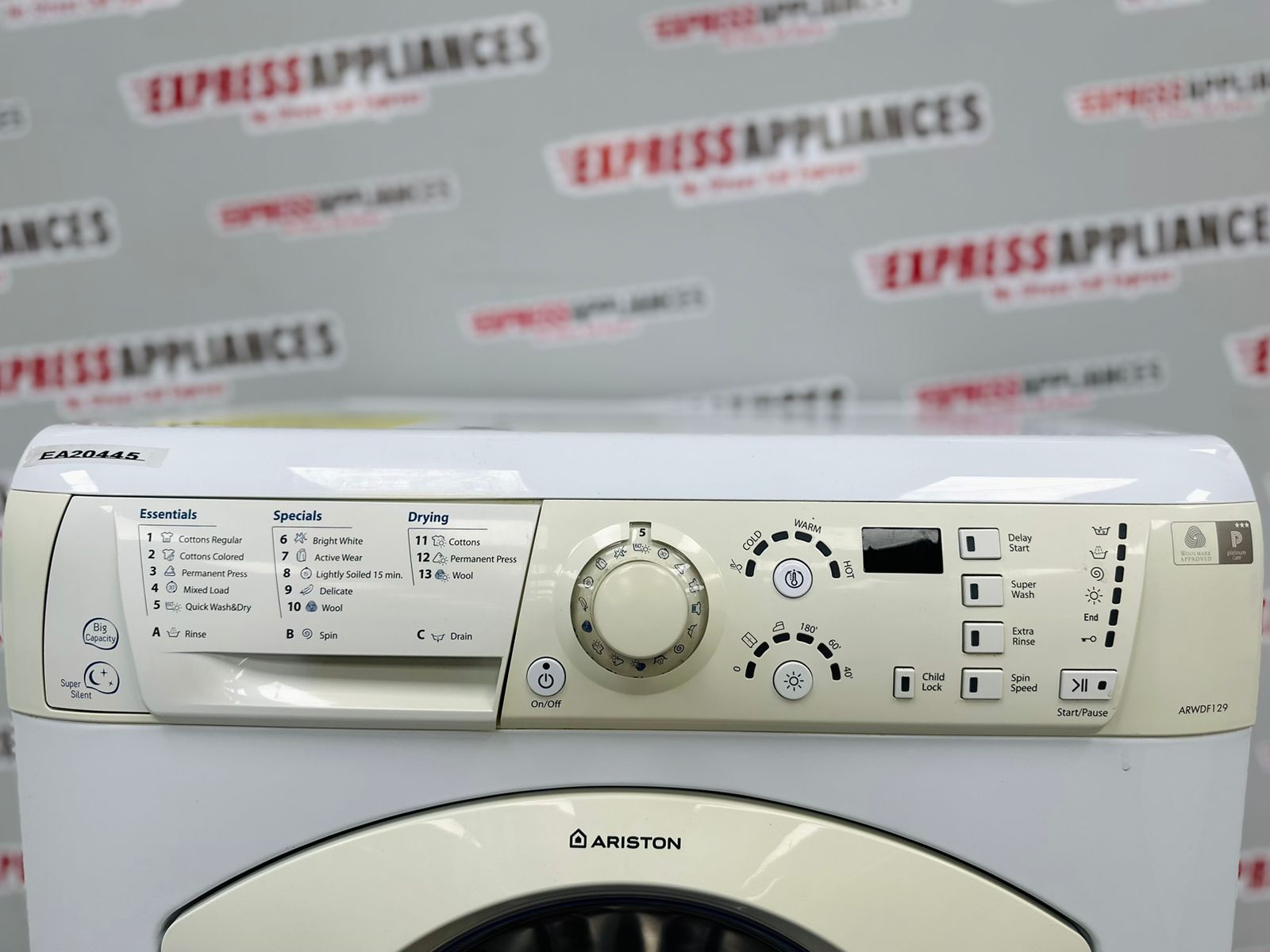 Used ARISTON WASHER DRYER COMBO ARWDF129S For Sale ️ Express