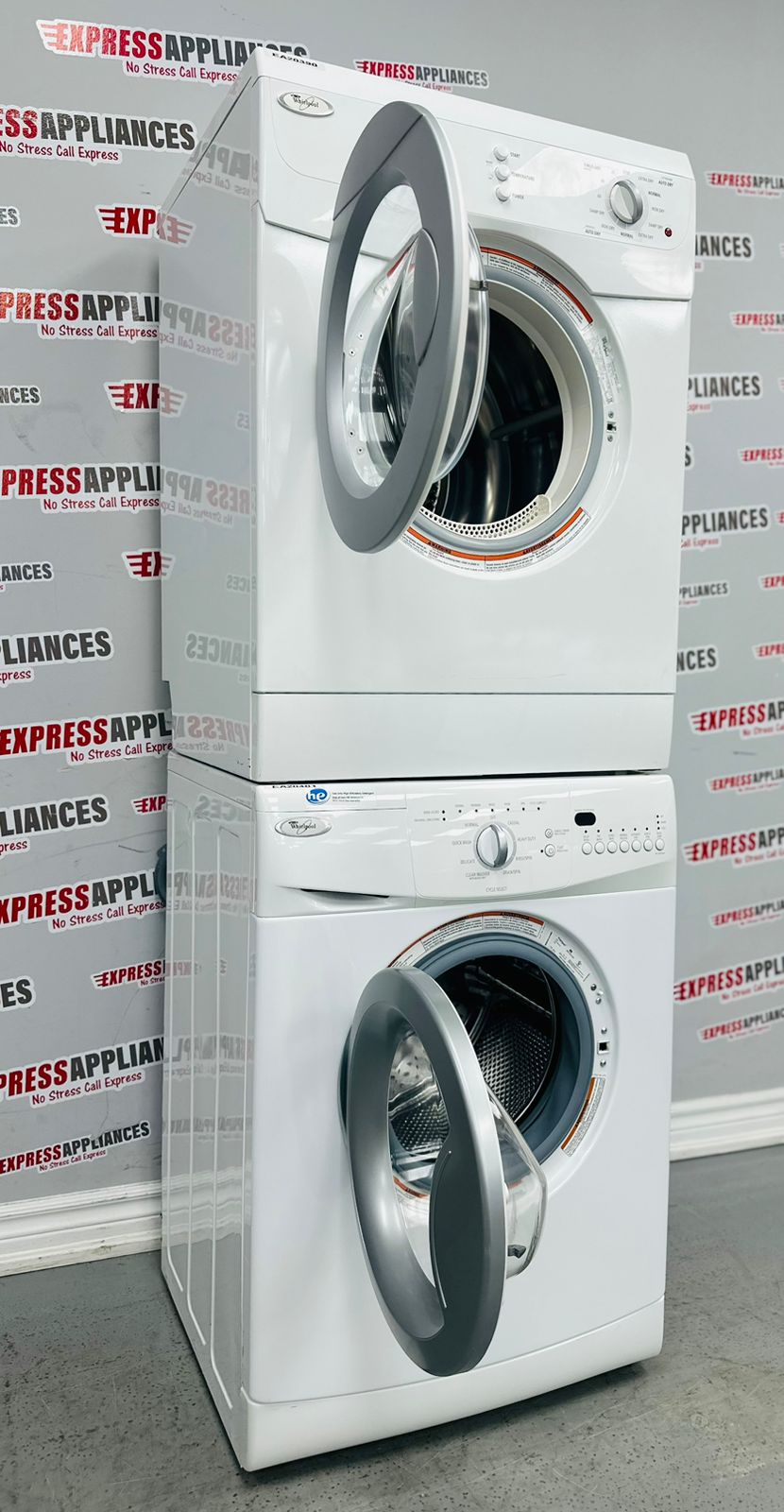 Used Whirlpool Washer And Dryer Set WFC7500VW2, YWED7500VW For Sale ️