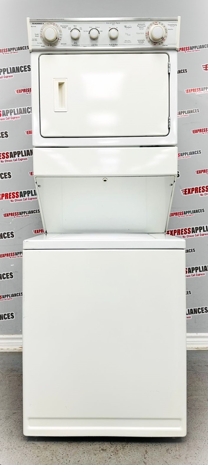 Used Whirlpool Stackable Washer And Dryer YLTE6234DQ0 For Sale ️