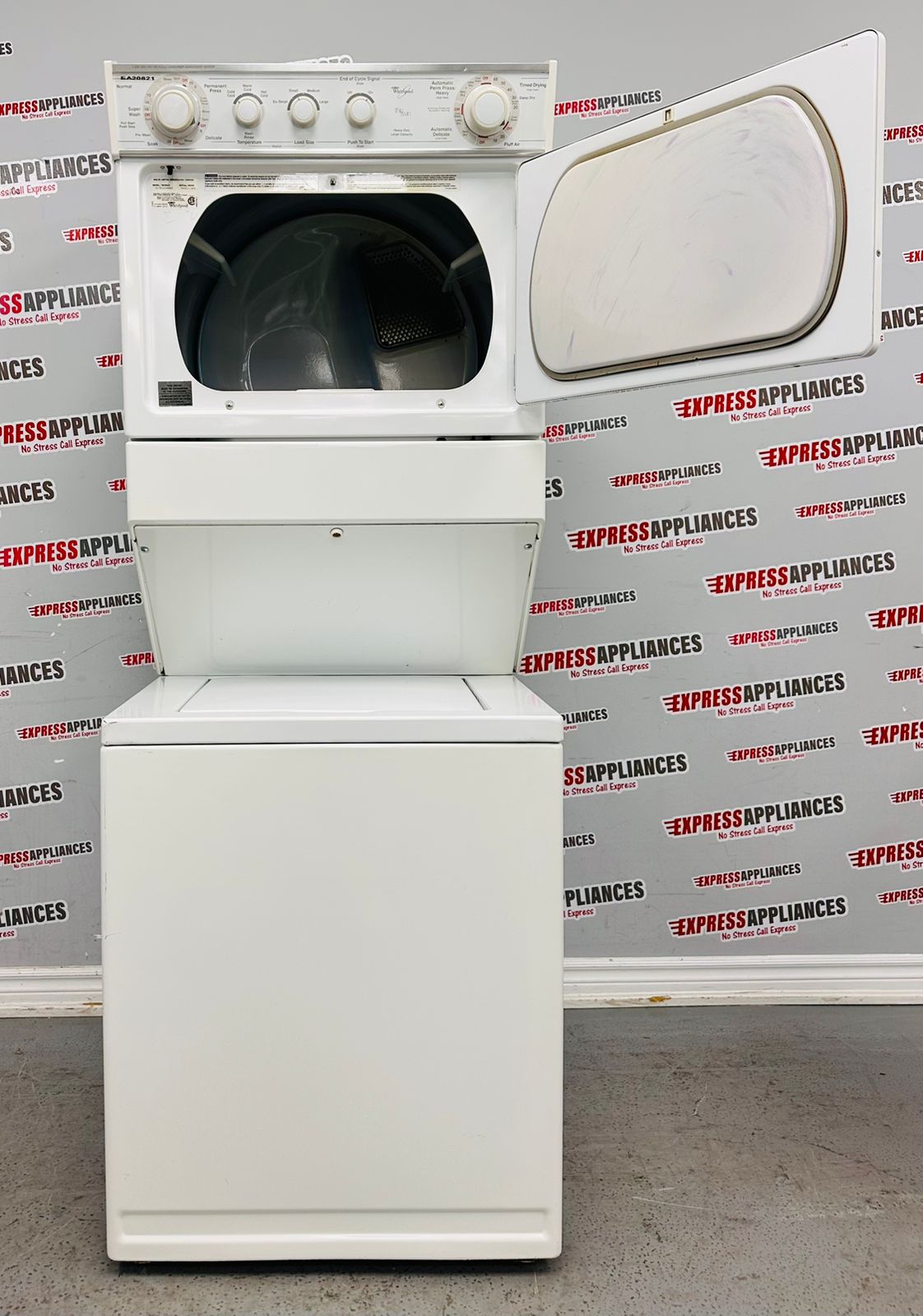 Used Whirlpool Stackable Washer And Dryer YLTE6234DQ0 For Sale ️