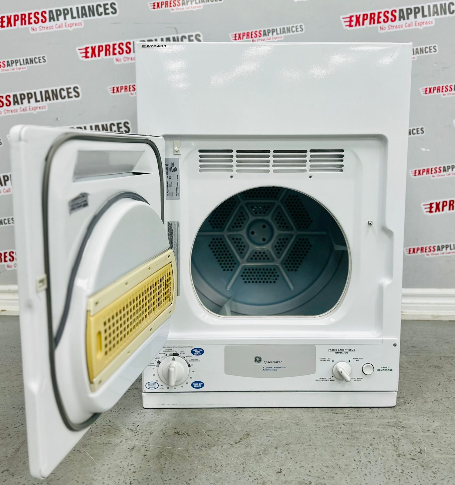 Used GE Dryer PCKS443EB2WW For Sale ️ Express Appliances
