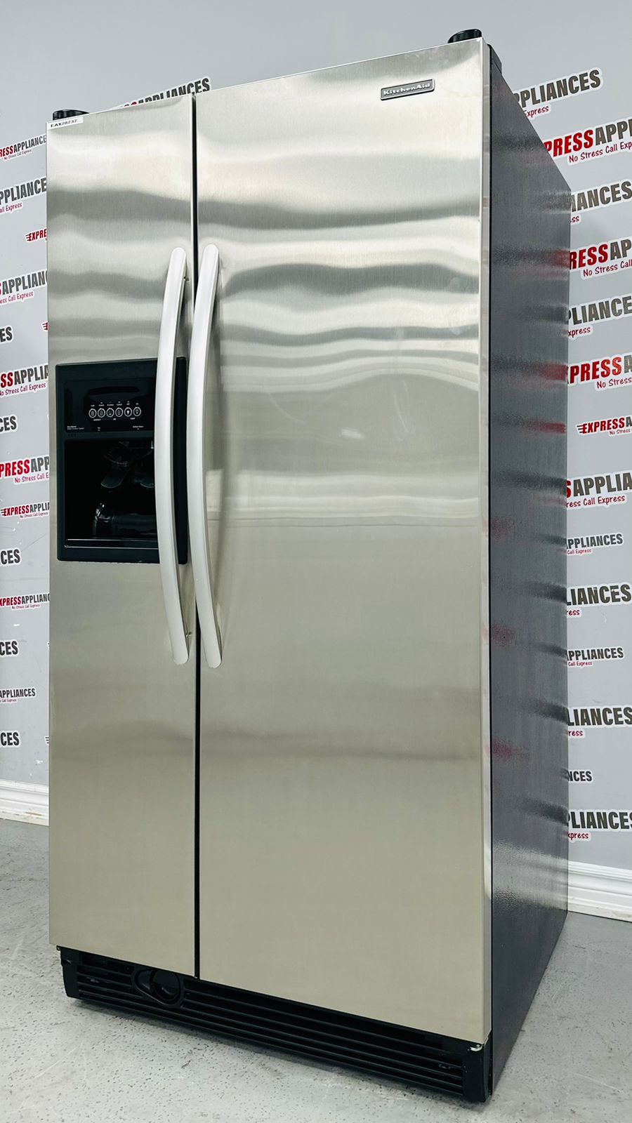 Used KitchenAid Side By Side 33 Inch Fridge KSRG22FTSS01 For Sale ️