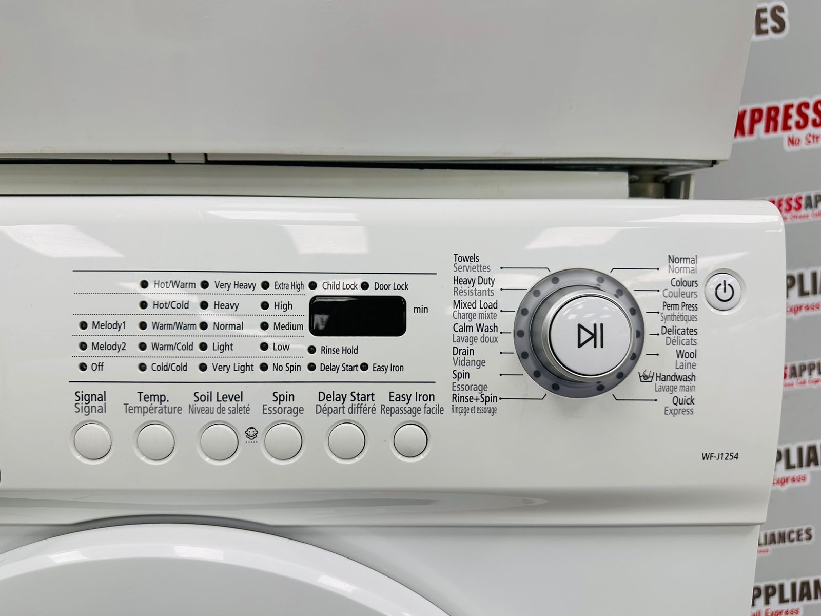 Used Samsung Apartment Washer And Dryer Set WFJ1254 DV665JW For Sale ️ Express Appliances