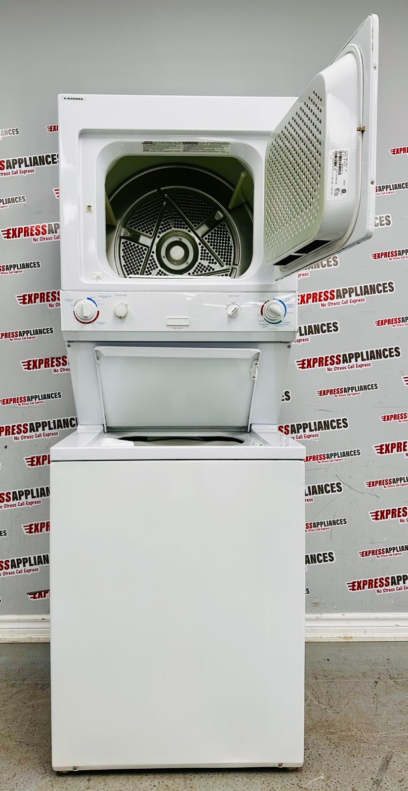 Used Frigidaire Stackable Washer And Dryer MEX731CF4 For Sale ️