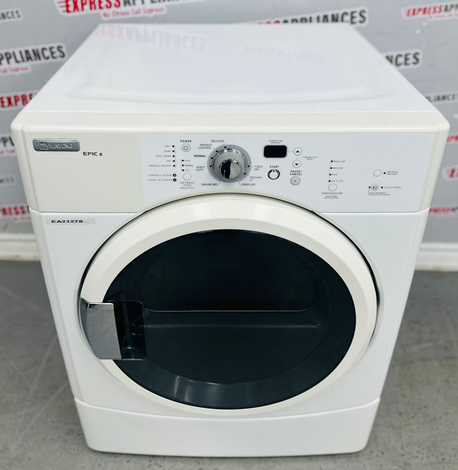 Used Maytag Steam Dryer YMEDZ400TQ2 For Sale ️ Express Appliances