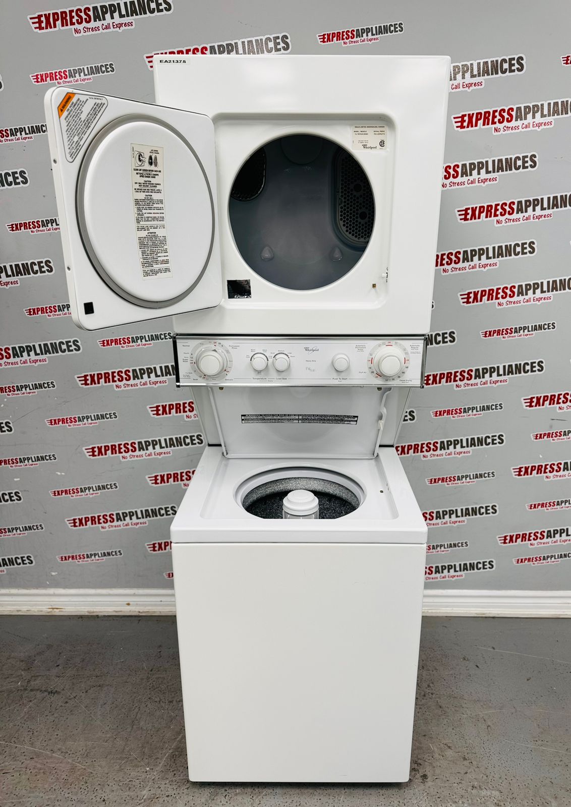 Used Whirlpool Stackable Washer And Dryer YLTE5243DQ0 For Sale ️