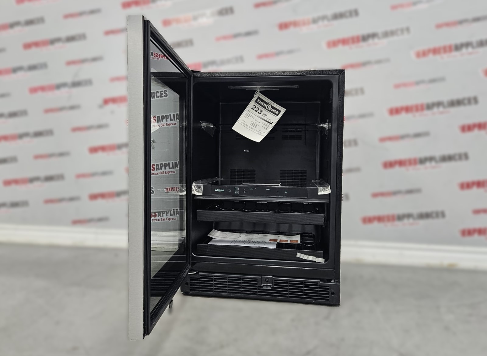 Open Box Whirlpool Wine Cellar Refrigerator WUB50X24HZ02 Open Box 24