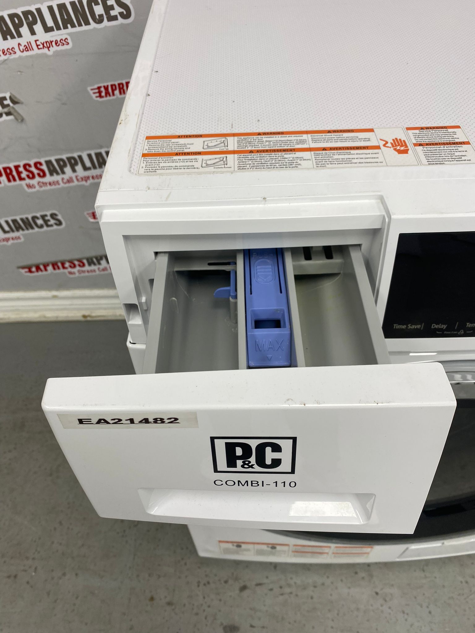 P&C WASHER DRYER COMBO COMBI110 For Sale ️ Express Appliances Used