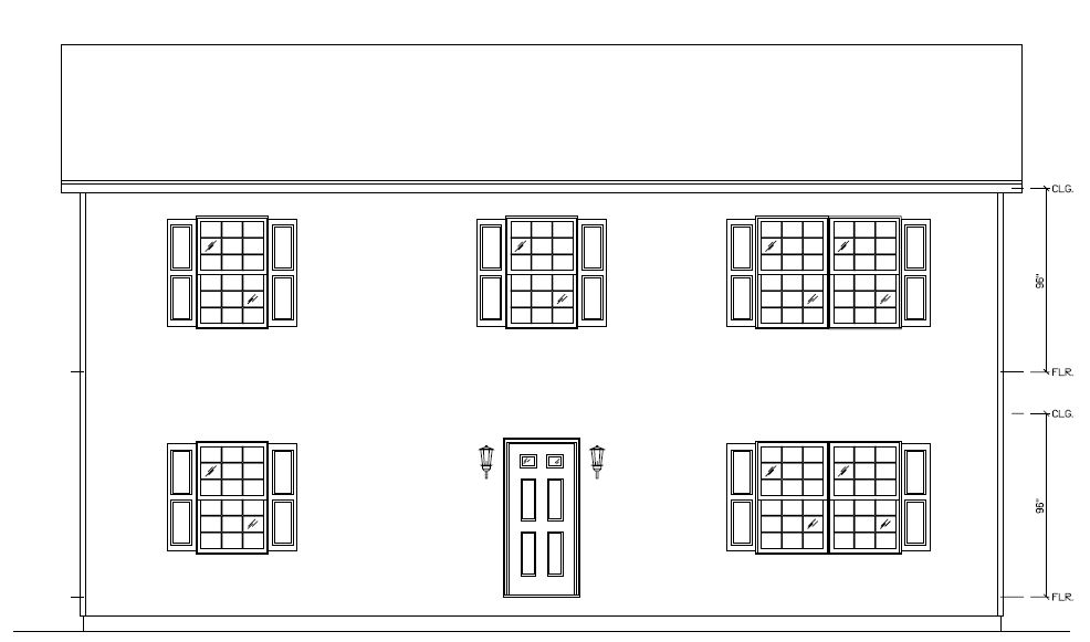 Stoneham 2080 Square Foot Two Story Floor Plan