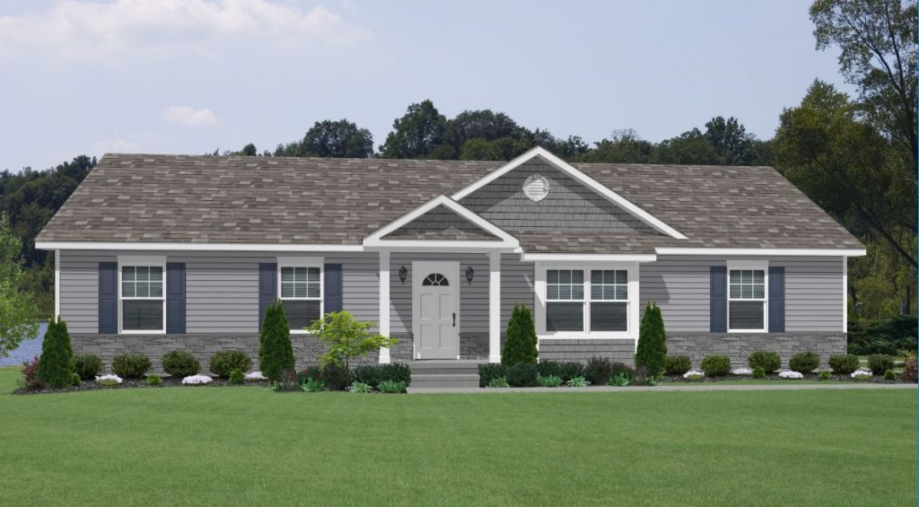 Bridgeport II 1525 Square Foot Ranch Floor Plan