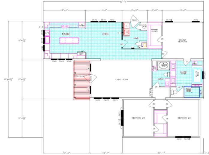 Gatsby 2136 Square Foot Ranch Floor Plan