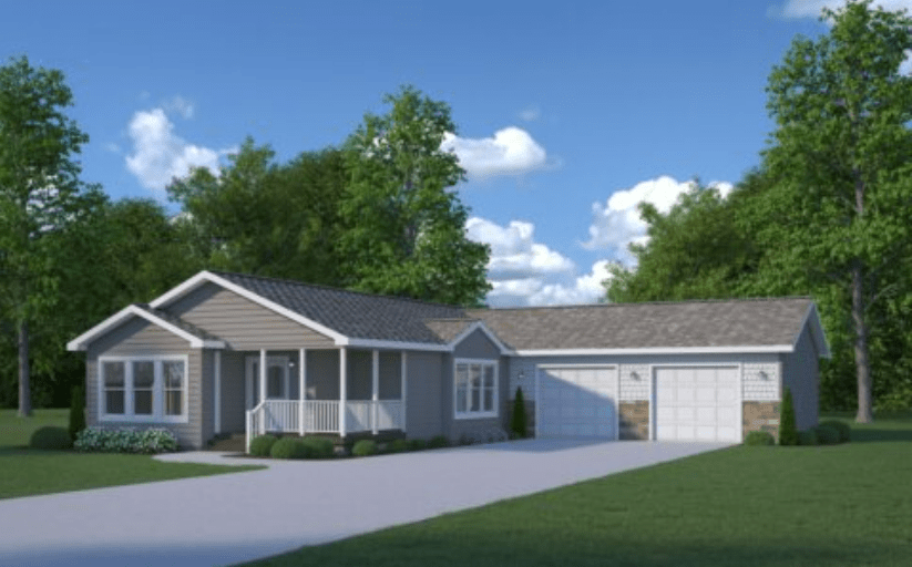 Roscoe 1652 Square Foot Ranch Floor Plan