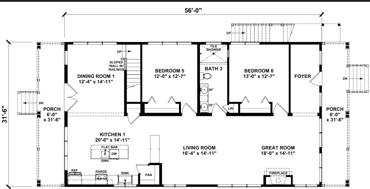 Apollo Beach 3526 Square Foot Two Story Floor Plan
