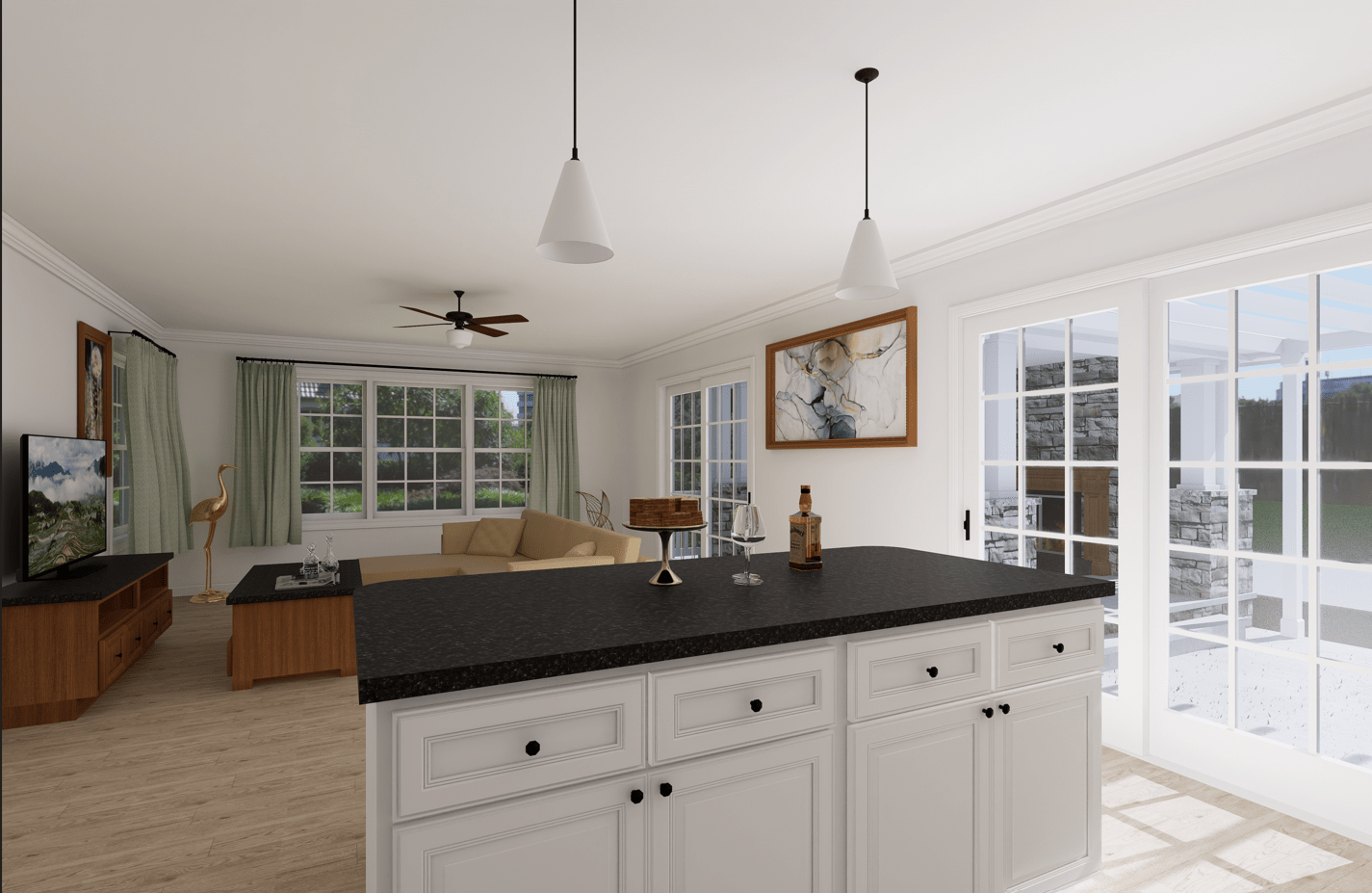 Astatula 1102 Square Foot Ranch Floor Plan