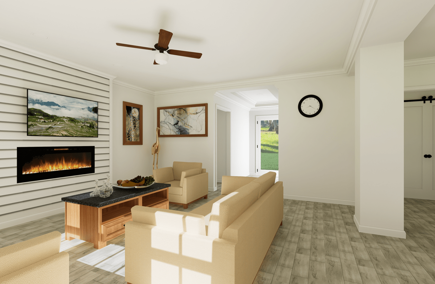 Zephyrhills 1869 Square Foot Ranch Floor Plan