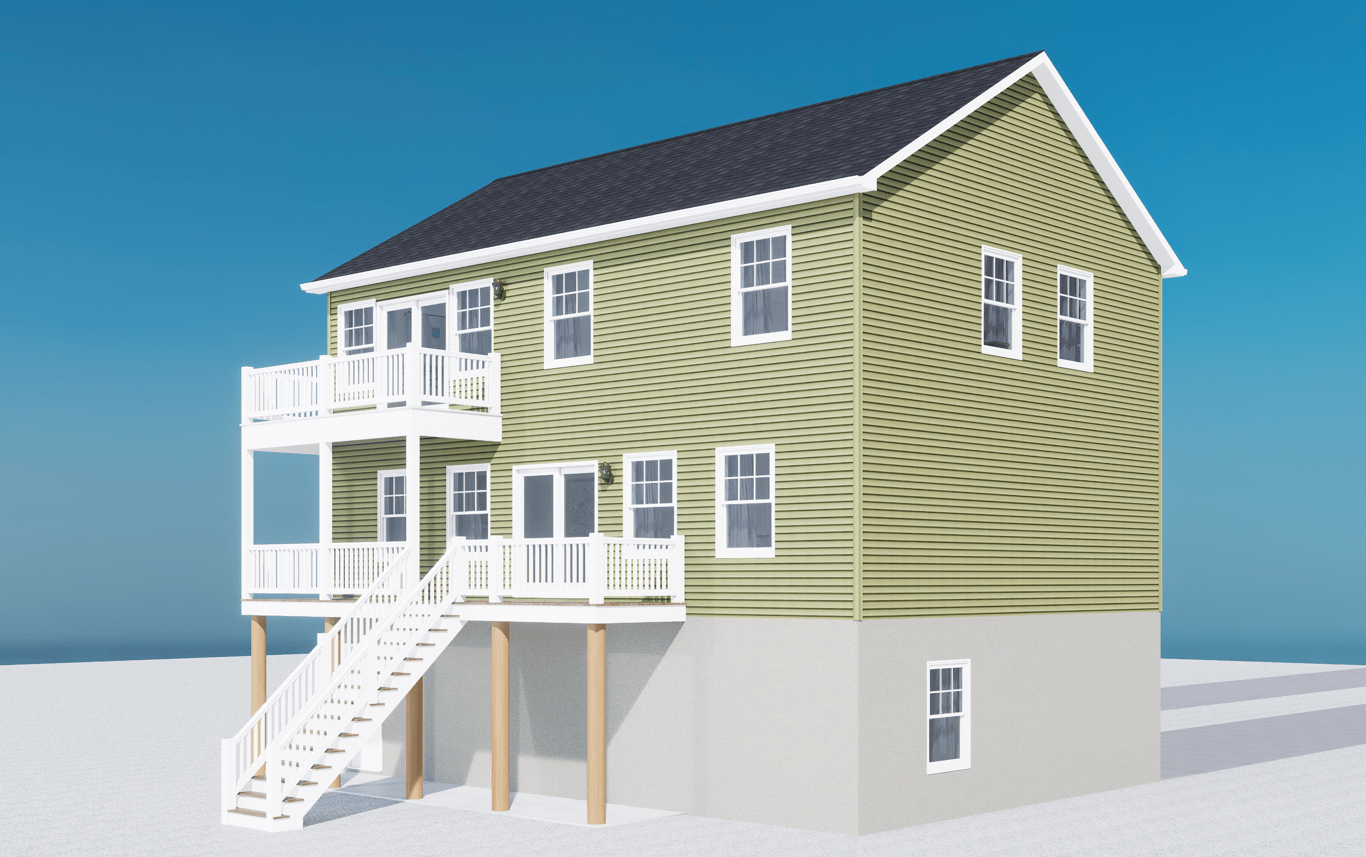 Labelle 2040 Square Foot Two Story Floor Plan