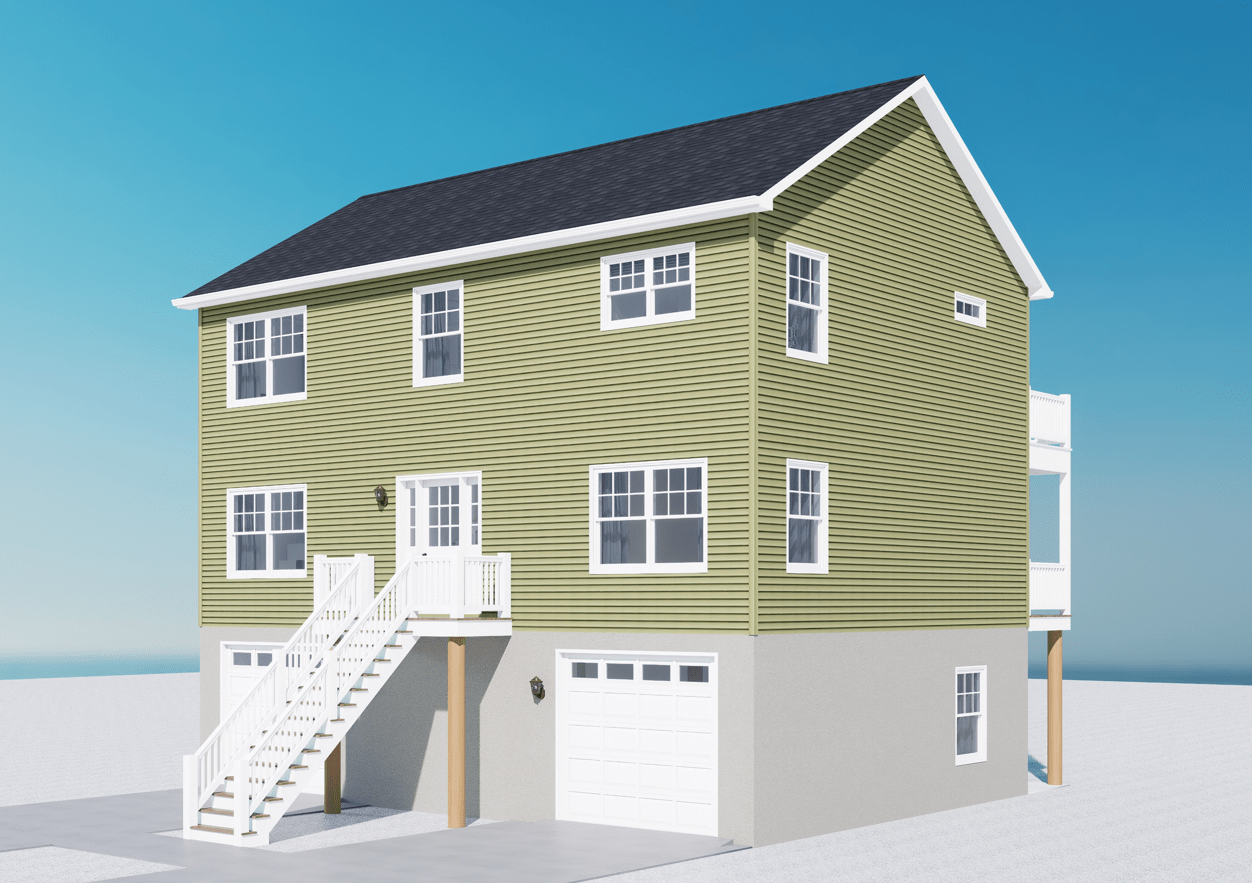 Labelle 2040 Square Foot Two Story Floor Plan