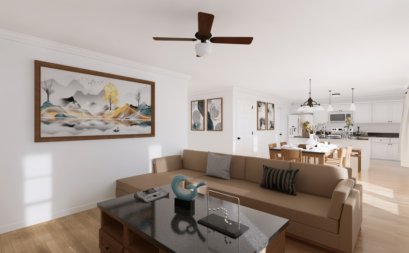 Labelle 2040 Square Foot Two Story Floor Plan