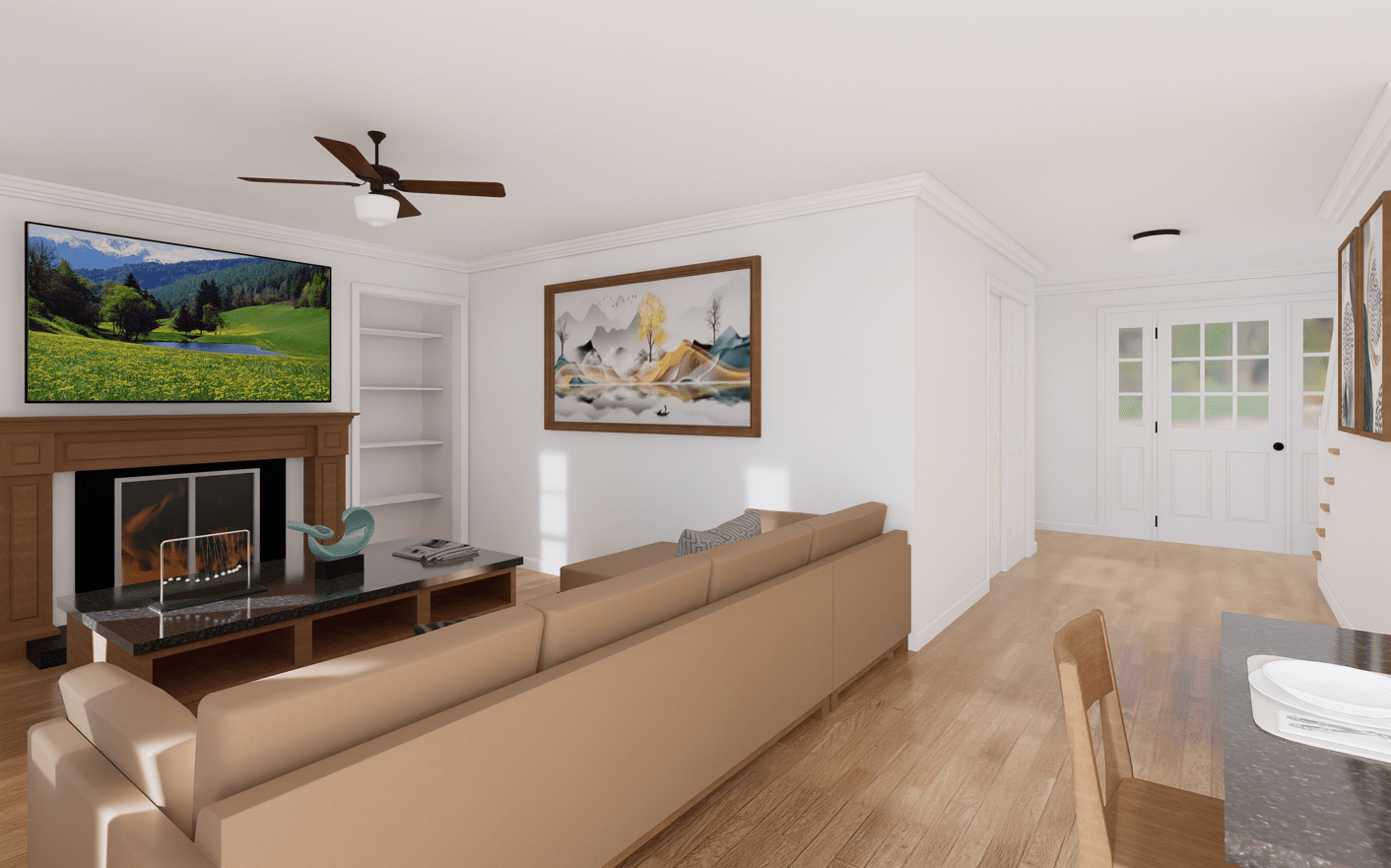 Labelle 2040 Square Foot Two Story Floor Plan