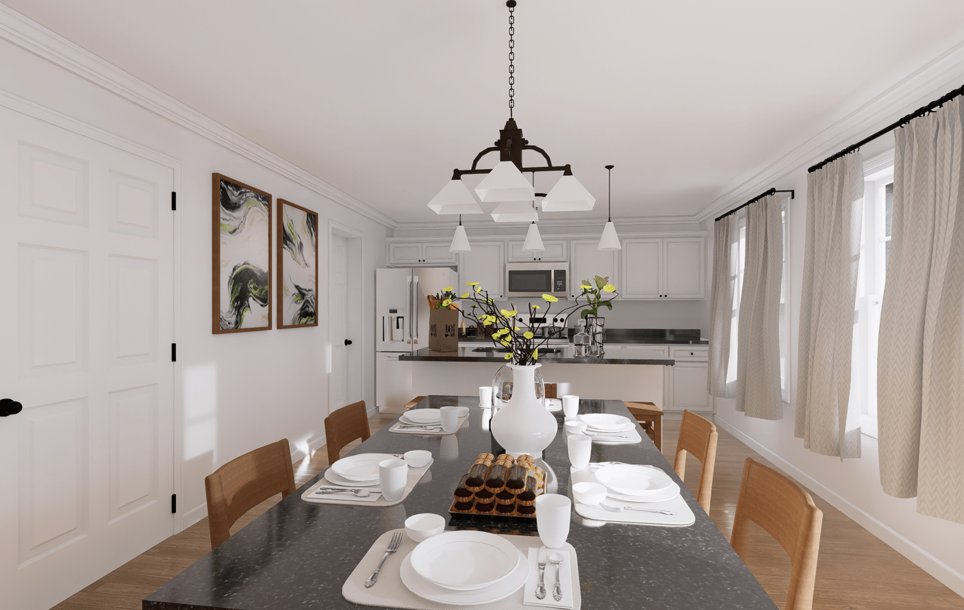 Labelle 2040 Square Foot Two Story Floor Plan