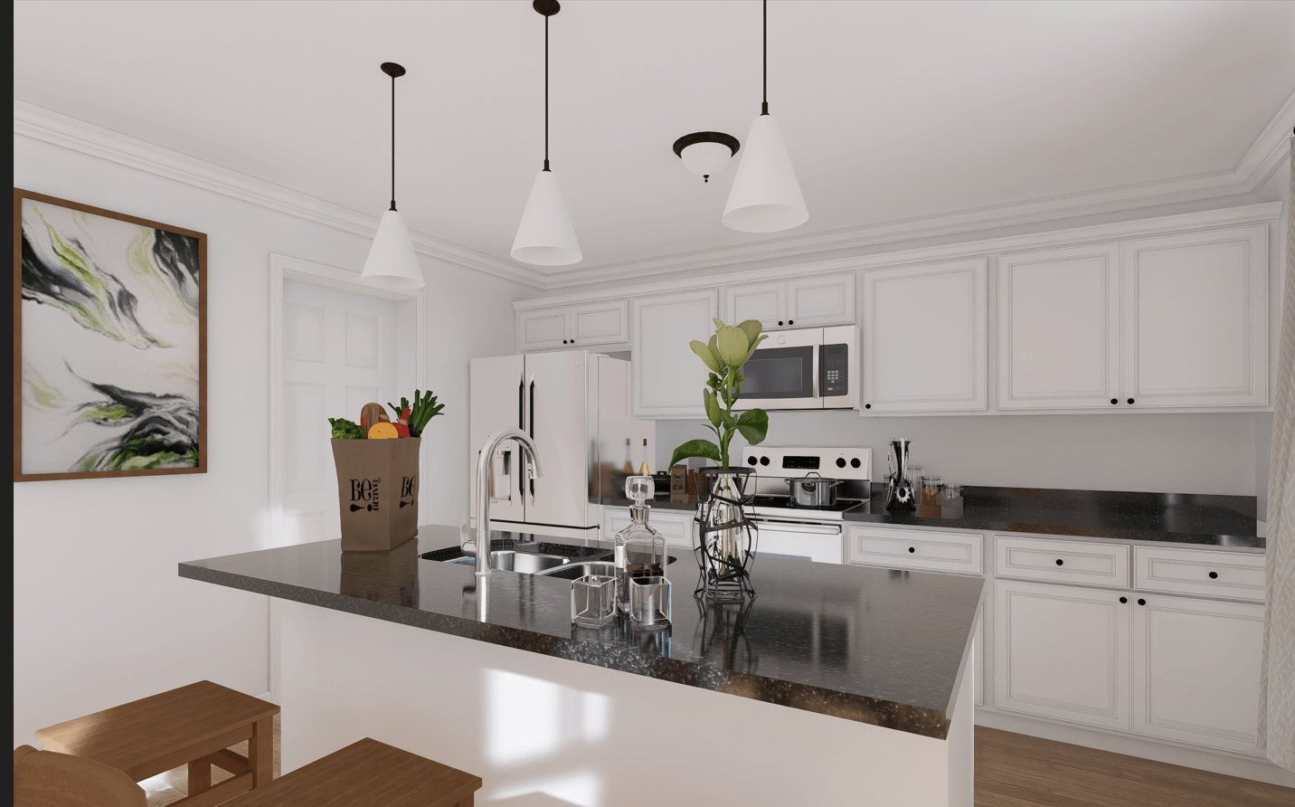 Labelle 2040 Square Foot Two Story Floor Plan