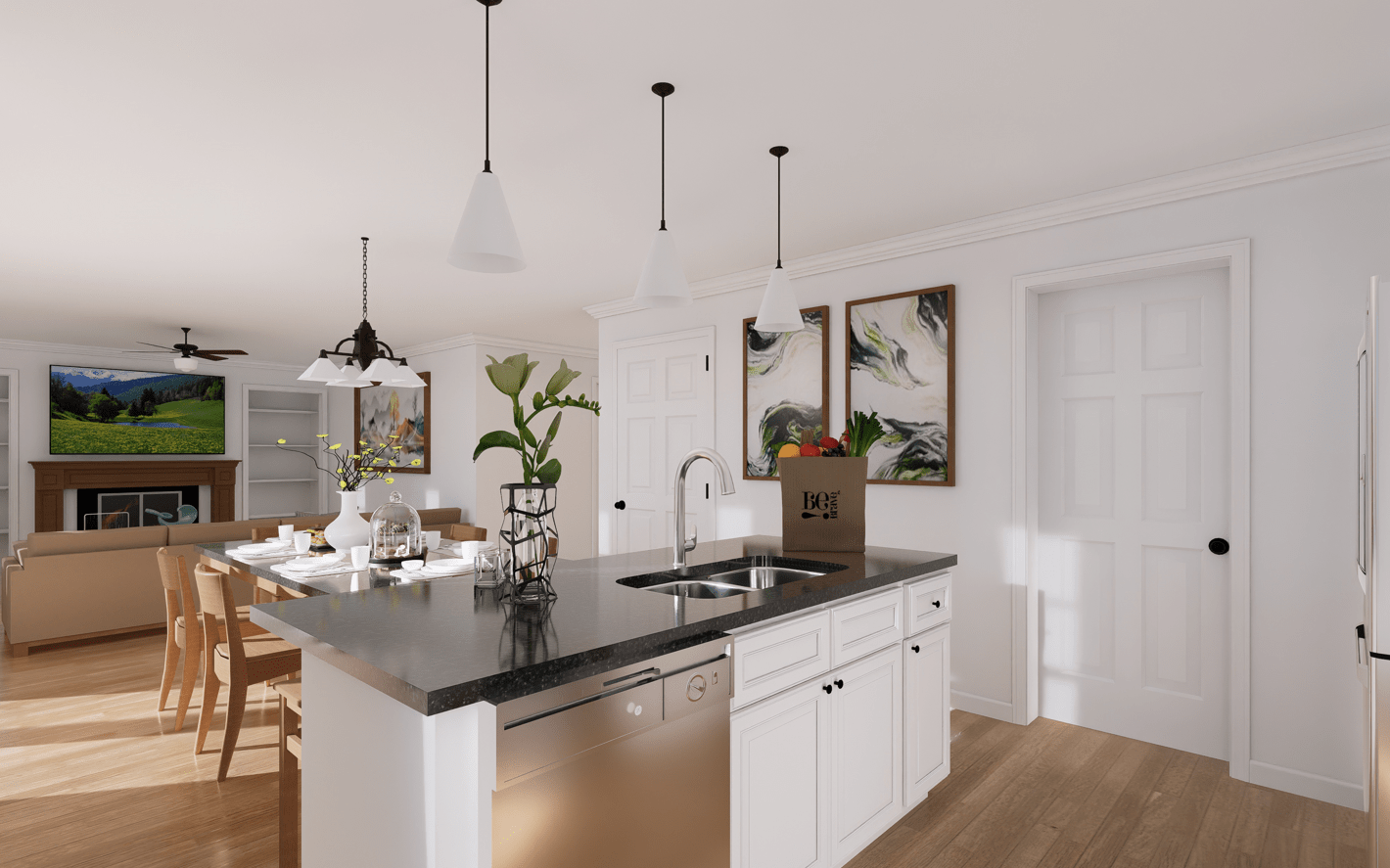 Labelle 2040 Square Foot Two Story Floor Plan