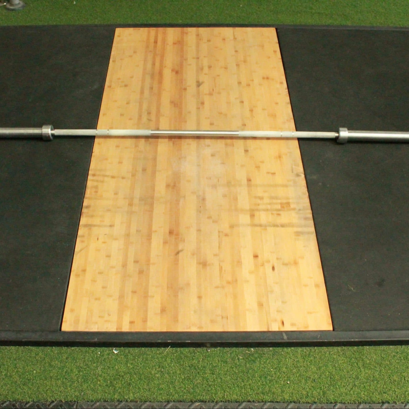 Plateau d’haltérophilie bamboo / weightlifting Expression Athlétique