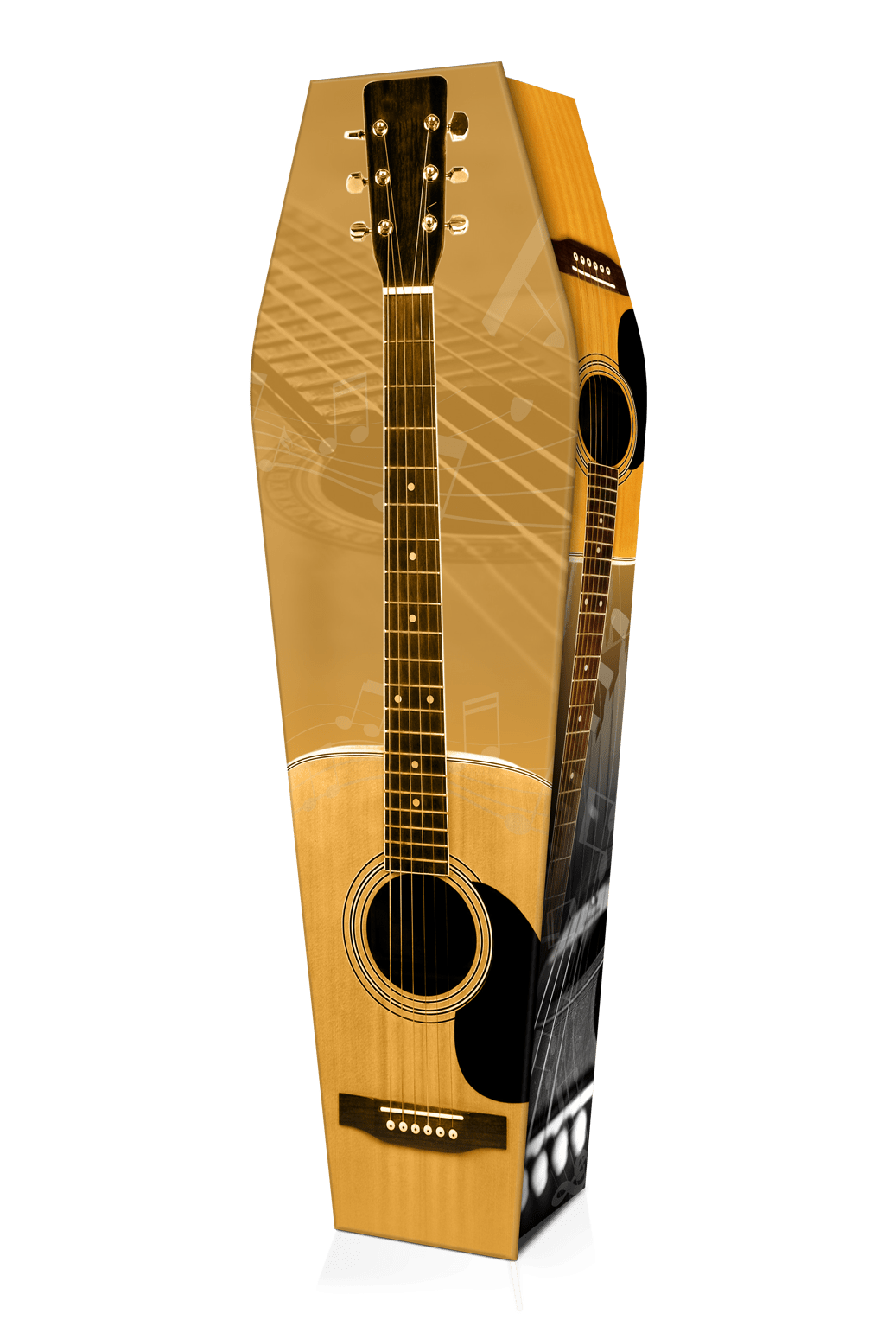 Acoustic Guitar & Piano Coffin Expression Coffins