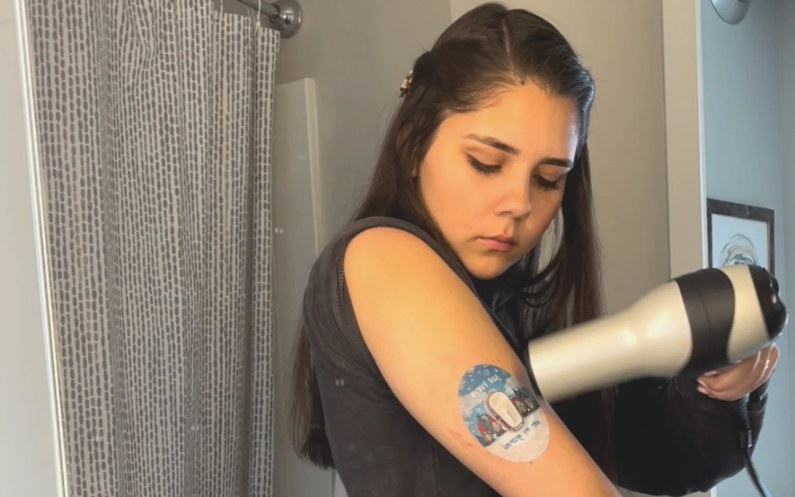 Keeping Your CGM Tape on Longer 202 The Hair Dryer Trick ExpressionMed