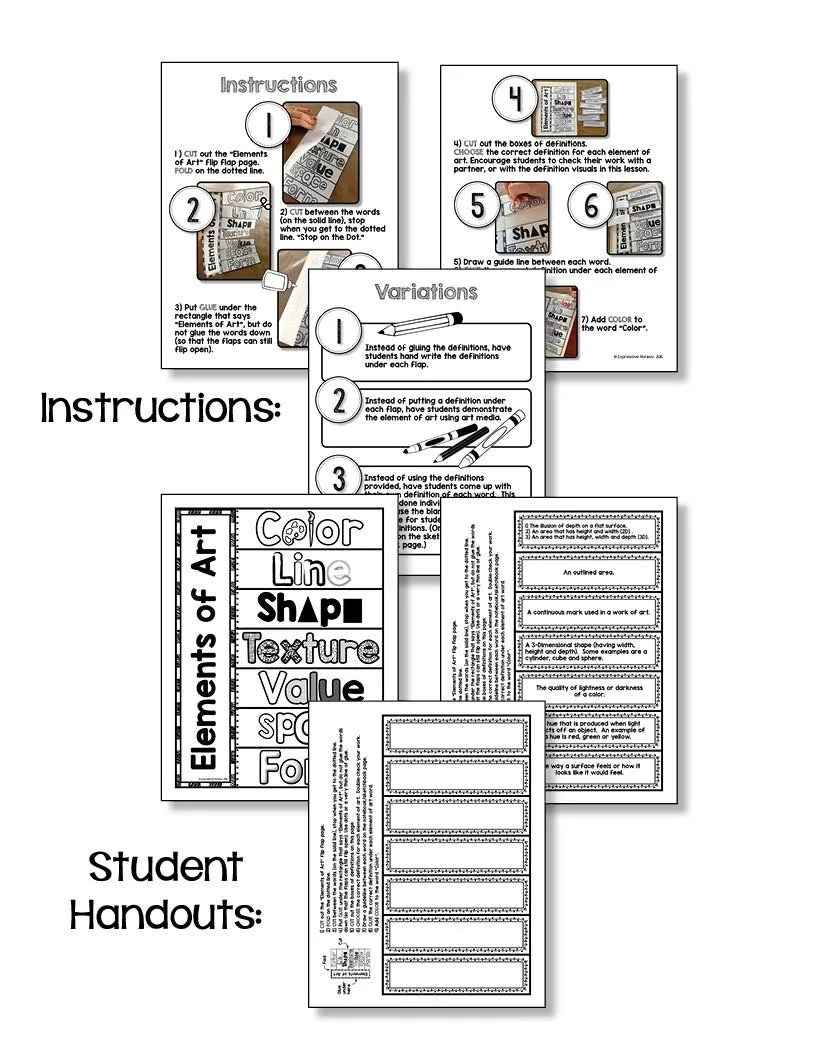 Interactive Element of Art Definition Page