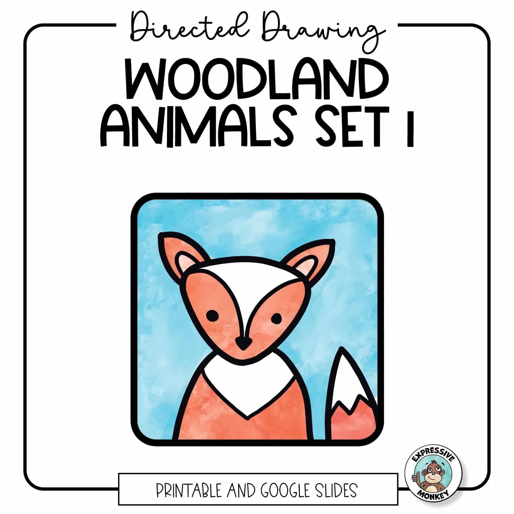 How to Draw Woodland Animals Lesson Bundle