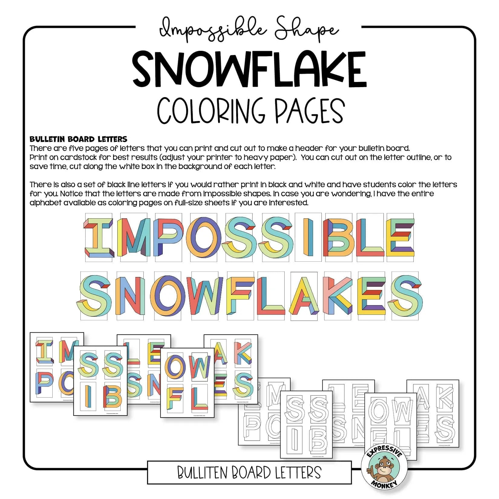 Bulletin Board Coloring Pages