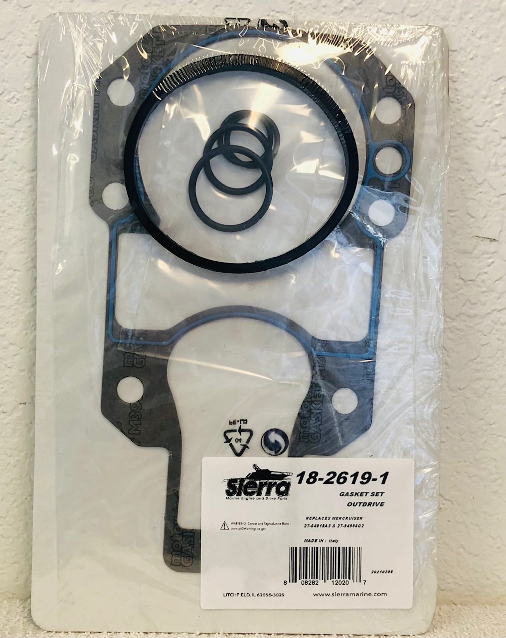 Sierra Marine 1826191 Mercruiser Outdrive Gasket Set 2764818A3