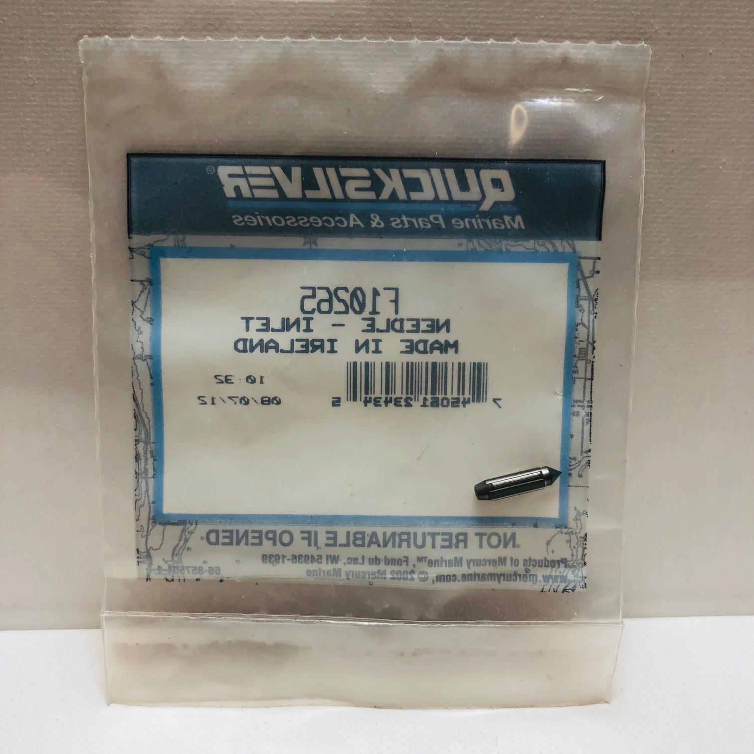 Quicksilver Mercury Force Carburetor Inlet Needle F10265 Express Marine