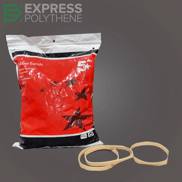 Elastic Rubber Bands Express Polythene