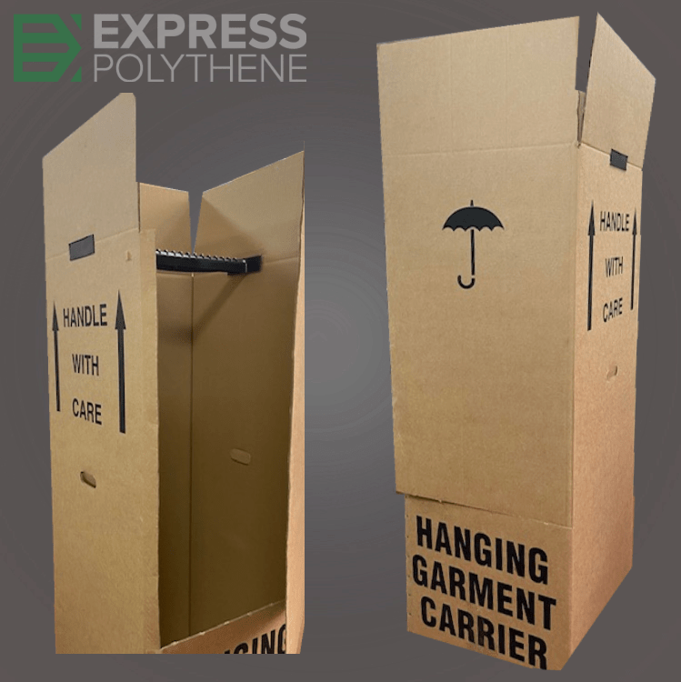 Cardboard Box Double Wall Size Wardrobe 20" x 20 x 48" Express