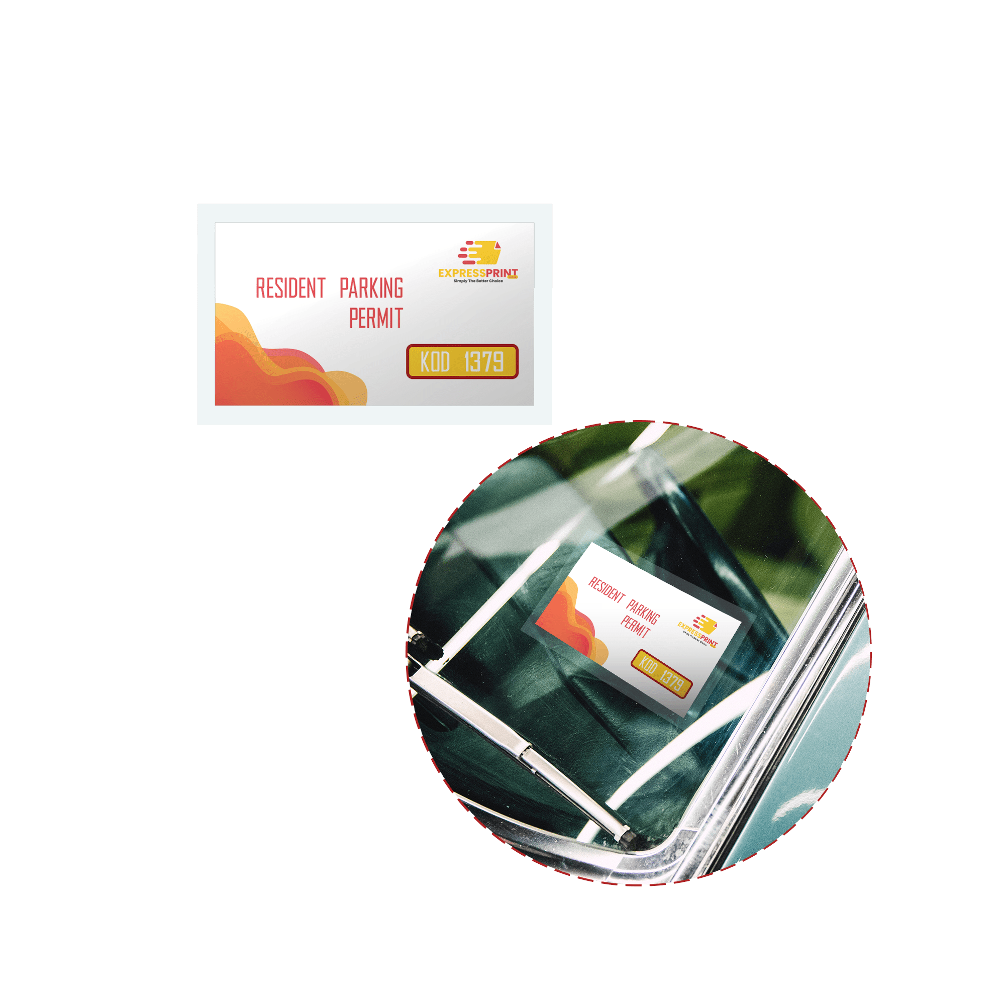 Static Cling Window Sticker (Car Decal) Lowest Price + Free Delivery