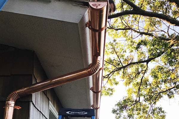 Copper Gutters Installed | Copper Gutter Repair | LI Copper Gutter