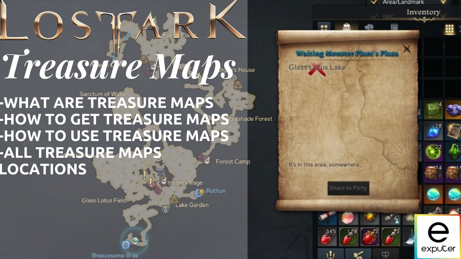 Lost Ark Treasure Maps Locations & Rewards