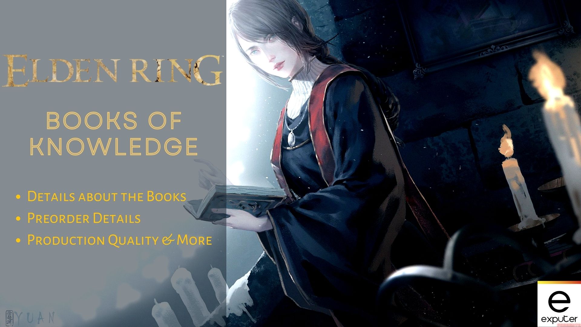 Hardcover Elden Ring Books of Knowledge pre-orders.