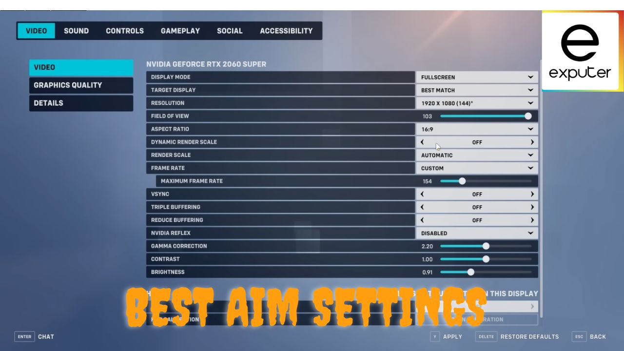 Overwatch 2 BEST Aim Settings PC & Console