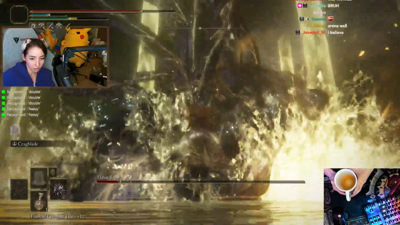 Twitch Streamer Larxa Beats Elden Ring Using Just Her Voice